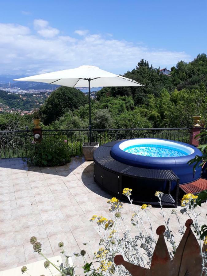 Lo Chalet Sul Golfo La Spezia Bagian luar foto