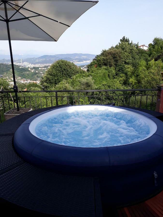 Lo Chalet Sul Golfo La Spezia Bagian luar foto